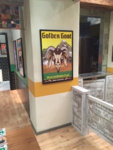 Golden Goat Strain Poster High Art on The Set of Disjointed